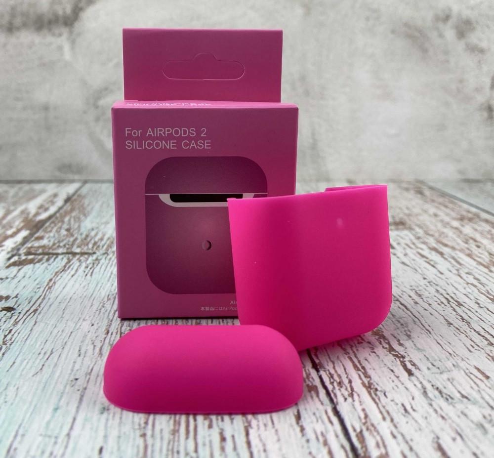 Силиконовый чехол для наушников AirPods 2 Pink