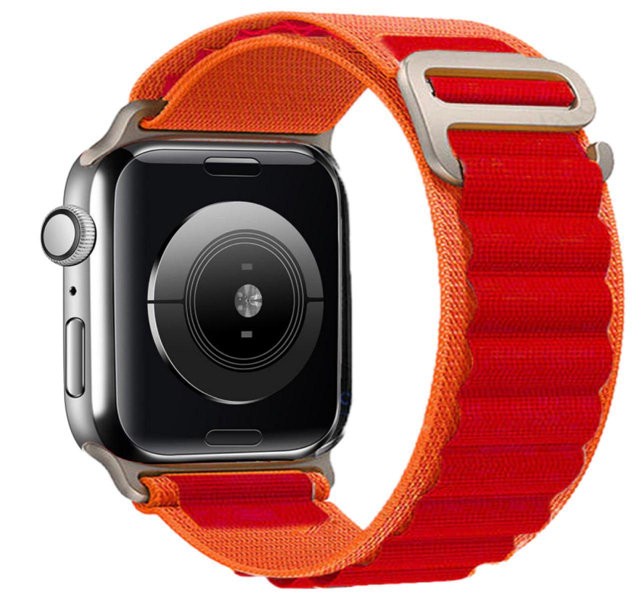 Ремінець Alpine Loop Band для Apple Watch 44 мм Orange/Red (13753523)