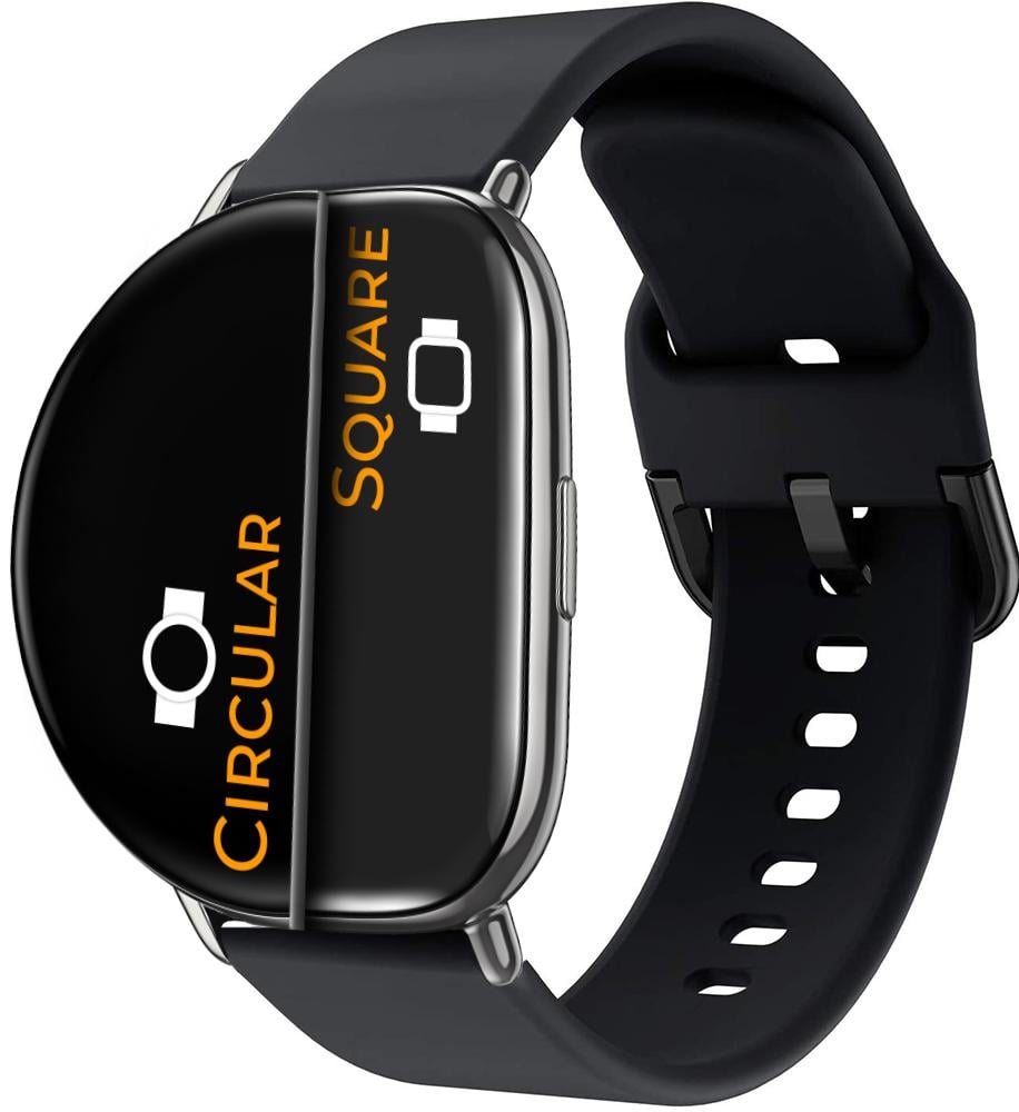 Ремешок Style для ZEPP E Square/Circular Black (26326-2B)