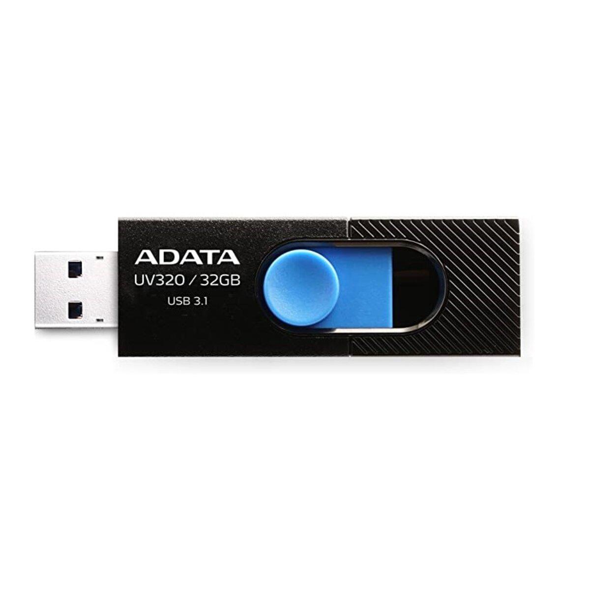 Флеш-пам'ять A-DATA AUV 320 USB3.1 Gen.1 32 Gb Black (568875) - фото 2