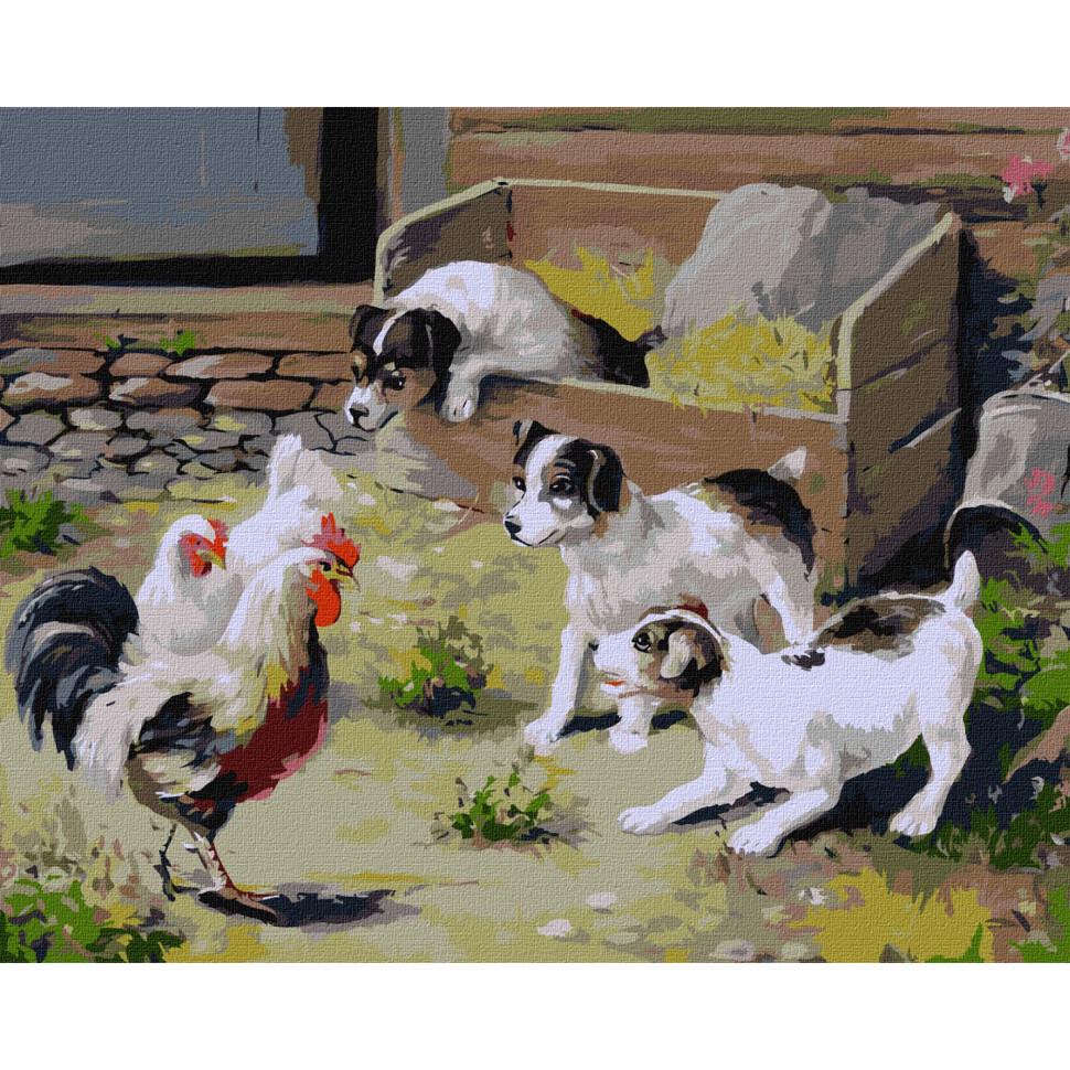 Картина за номерами Ideyka Зустріч KHO4342 40x50 см (RLT25297)