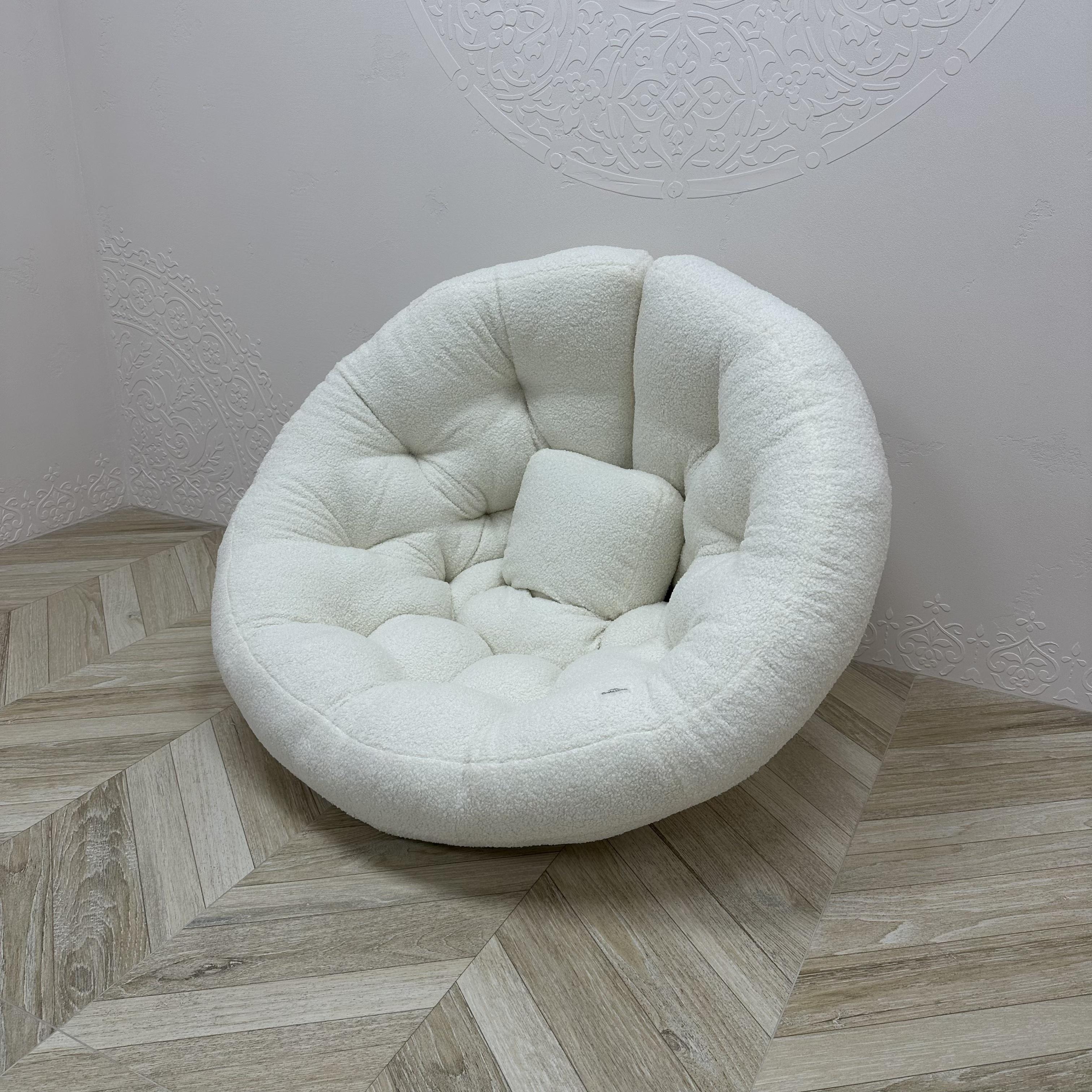 Безкаркасне крісло-матрац трансформер Comfort Home хутряне тедді кудлате 160х80 см