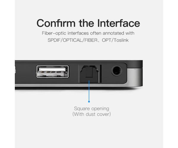 Кабель цифровой оптический аудио Vention 1,5 м Black (BAEBG) - фото 6 Кабель цифровой оптический аудио Vention 1,5 м Black (BAEBG) - фото 6