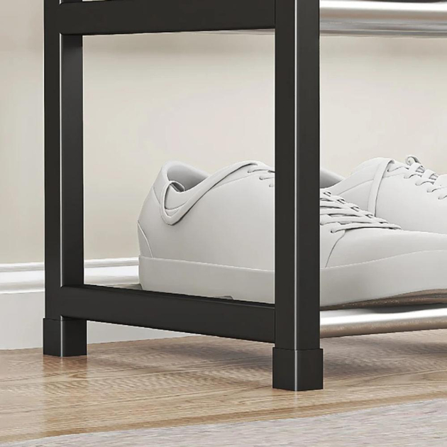 Полка для обуви металлическая на 4 секции 57х41х19 см - фото 5