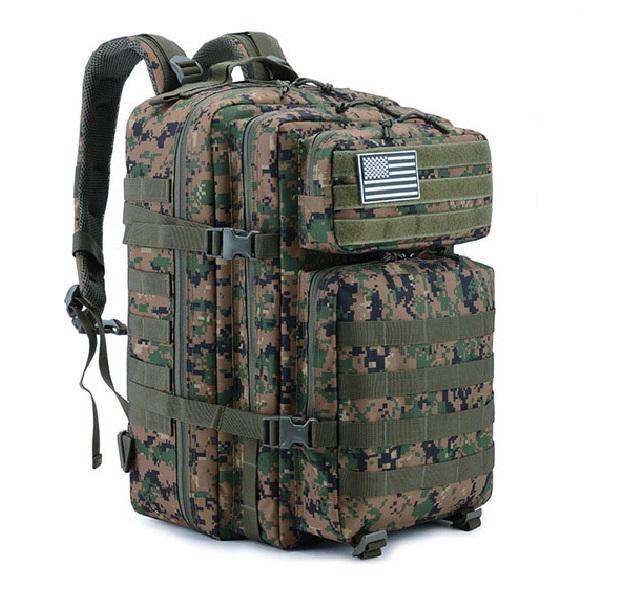 Рюкзак военный Armour Tactical B1145 Oxford 900D 45 л Зеленый пиксель