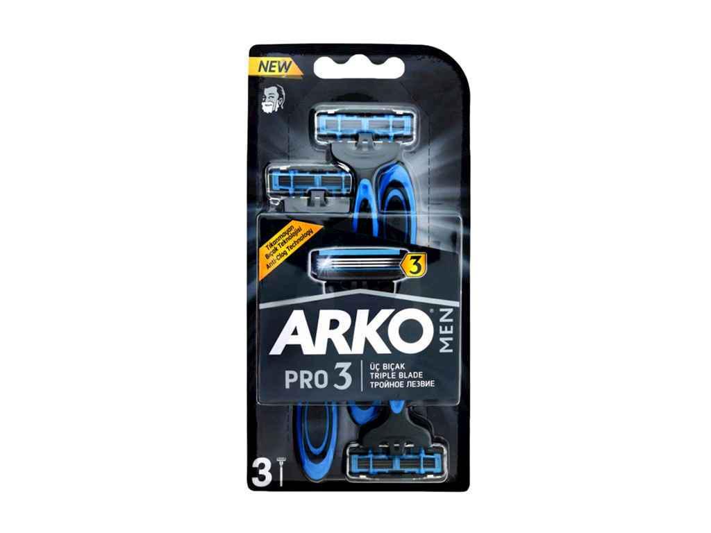 Станок для бритья Arko тройное лезвие 3 шт. (14004)