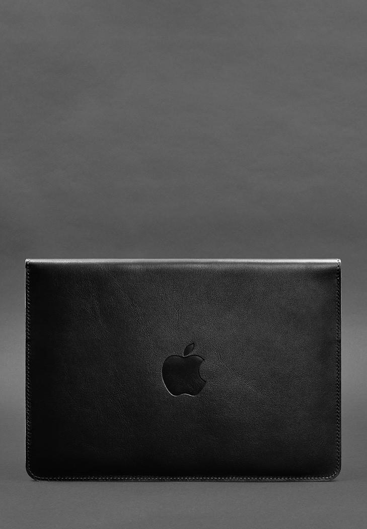 Чехол-конверт кожаный на магнитах для MacBook Air/Pro 13 '' Черный (A-027551) - фото 2 Чехол-конверт кожаный на магнитах для MacBook Air/Pro 13 '' Черный (A-027551) - фото 2