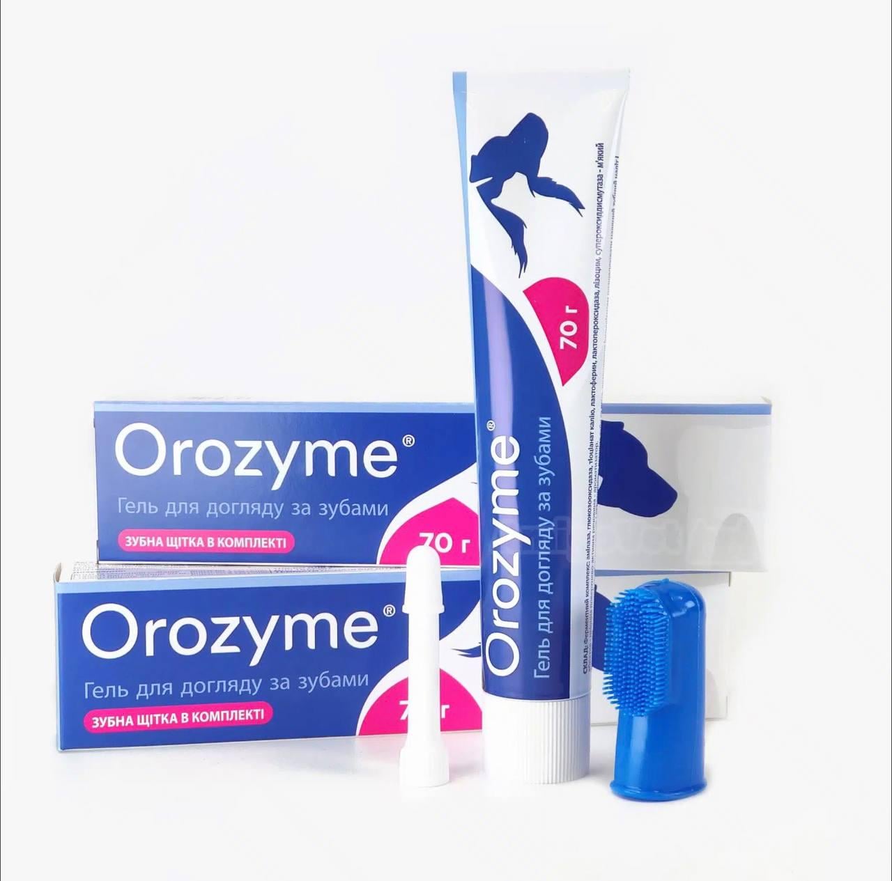 Гель для собак и кошек Orozyme для борьбы с проблемами зубов и десен 70 г (18205) Гель для собак и кошек Orozyme для борьбы с проблемами зубов и десен 70 г (18205)