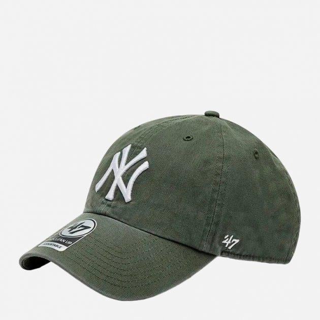 Кепка 47 Brand NEW YORK YANKEES Unisex OSFA Оливковый (191119146106)