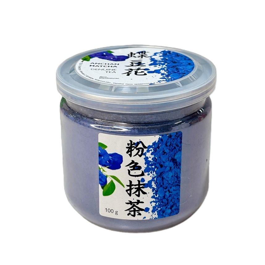 Чай японський квітковий Матча синій Анчан Батерфляй в банці 100 г (OS-MATCHA-B100) - фото 1 Чай японський квітковий Матча синій Анчан Батерфляй в банці 100 г (OS-MATCHA-B100) - фото 1