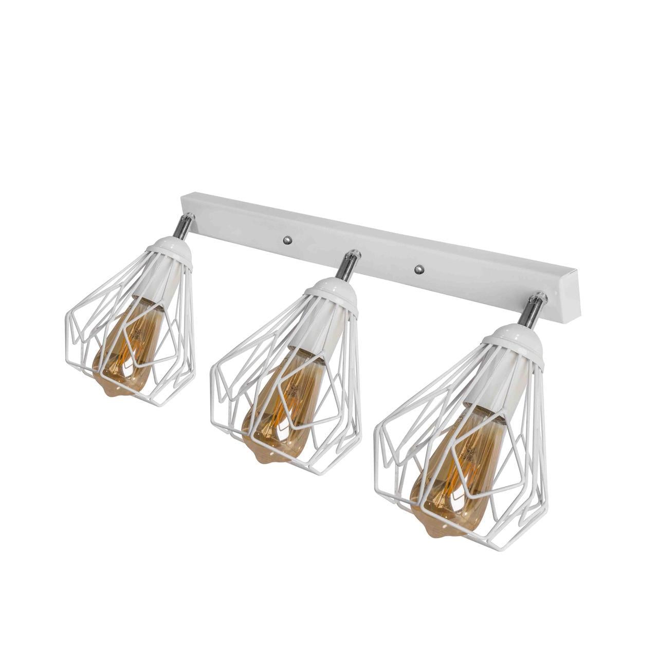 Светильник лофт MSK ELECTRIC Milan NL 5381-3 W с поворотным механизмом