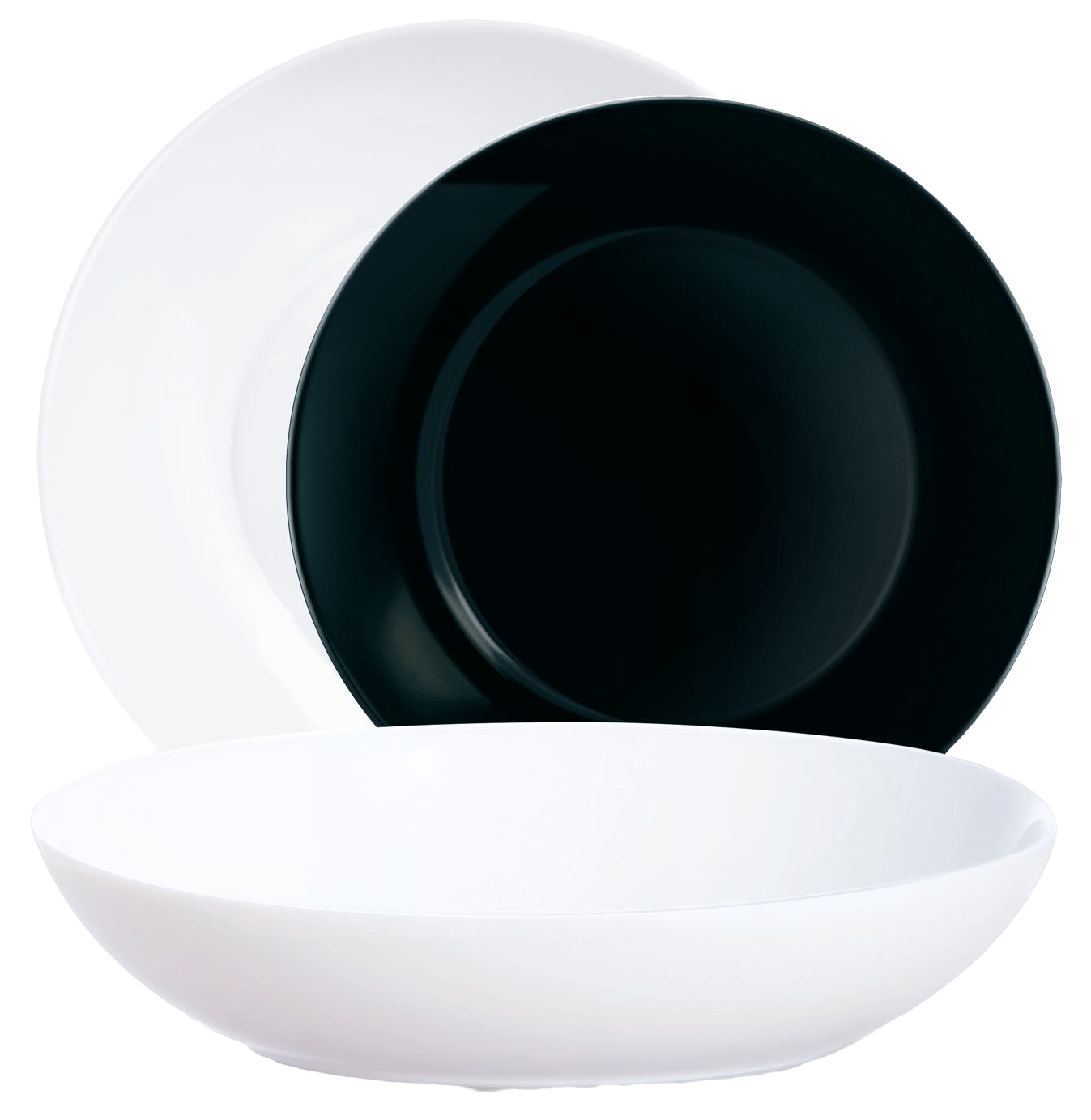 Сервіз Luminarc PAMPILLE APY BLACK & WHITE 18 шт. (UG-X1990)