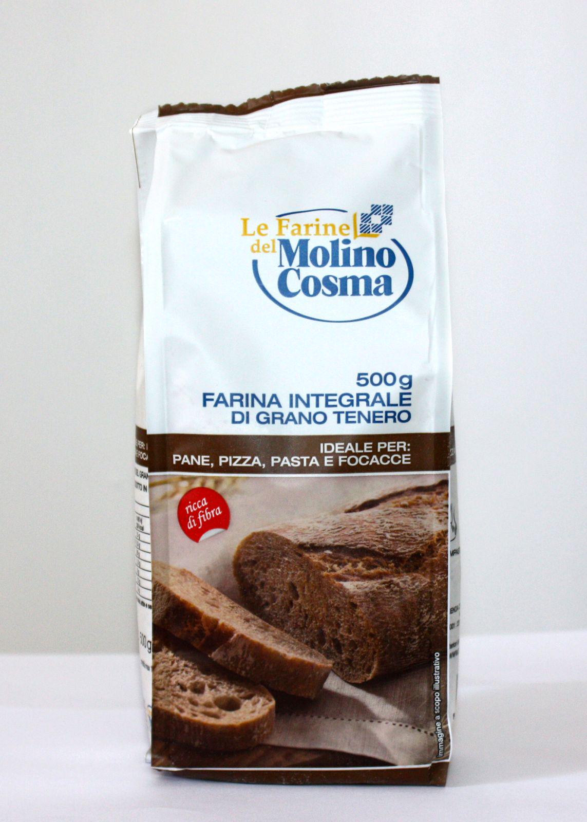 Мука La Farinel del Molina Cosma Farina integrale di grano tenero 500 г (2)