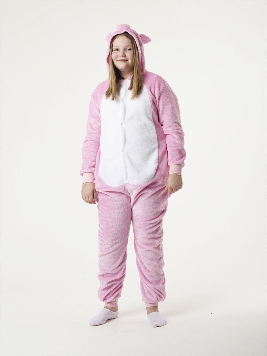 Пижама кигуруми для детей Свинка Пеппа 130-144 см Розовый (2015/140)