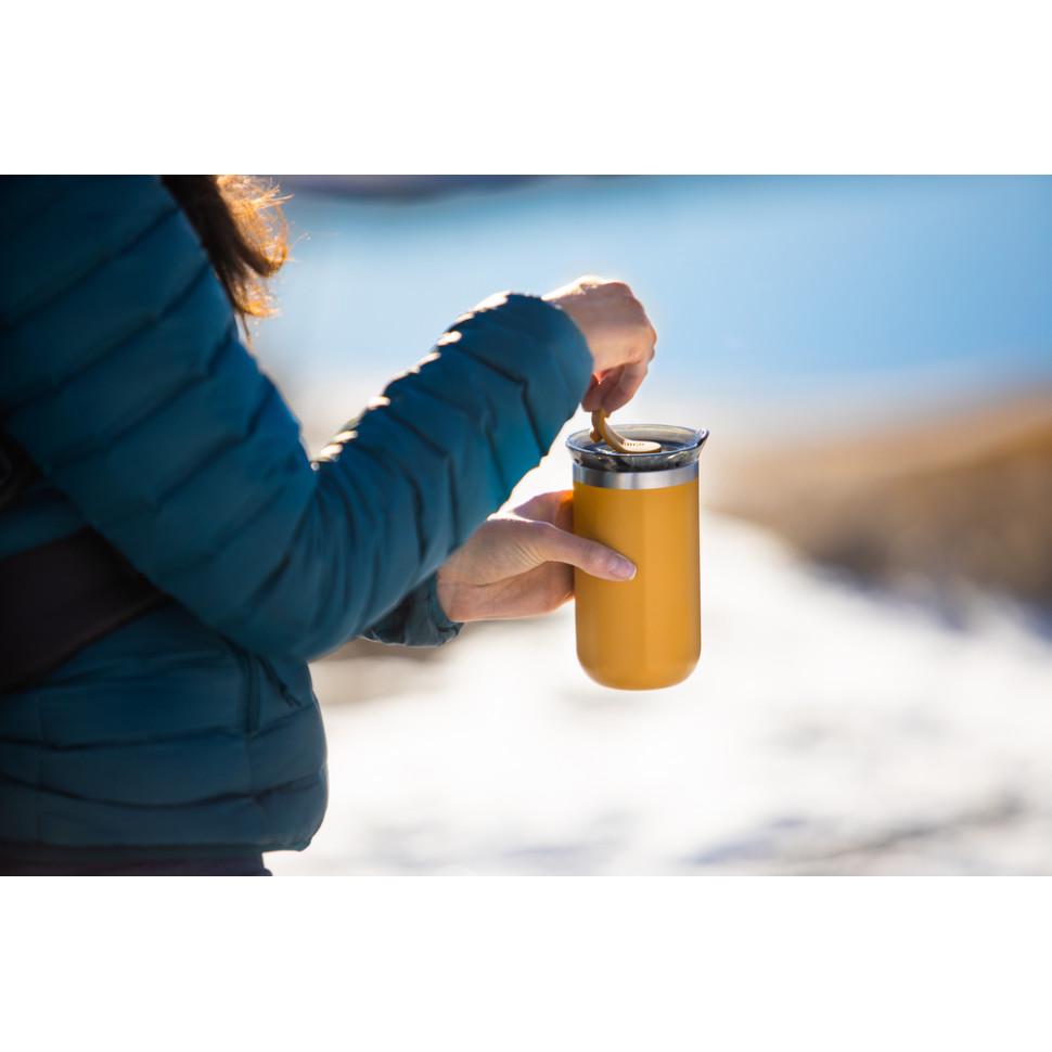 Термочашка Wacaco Octaroma Grande для напитков 435 мл Yellow (WOCT435YEL) - фото 4