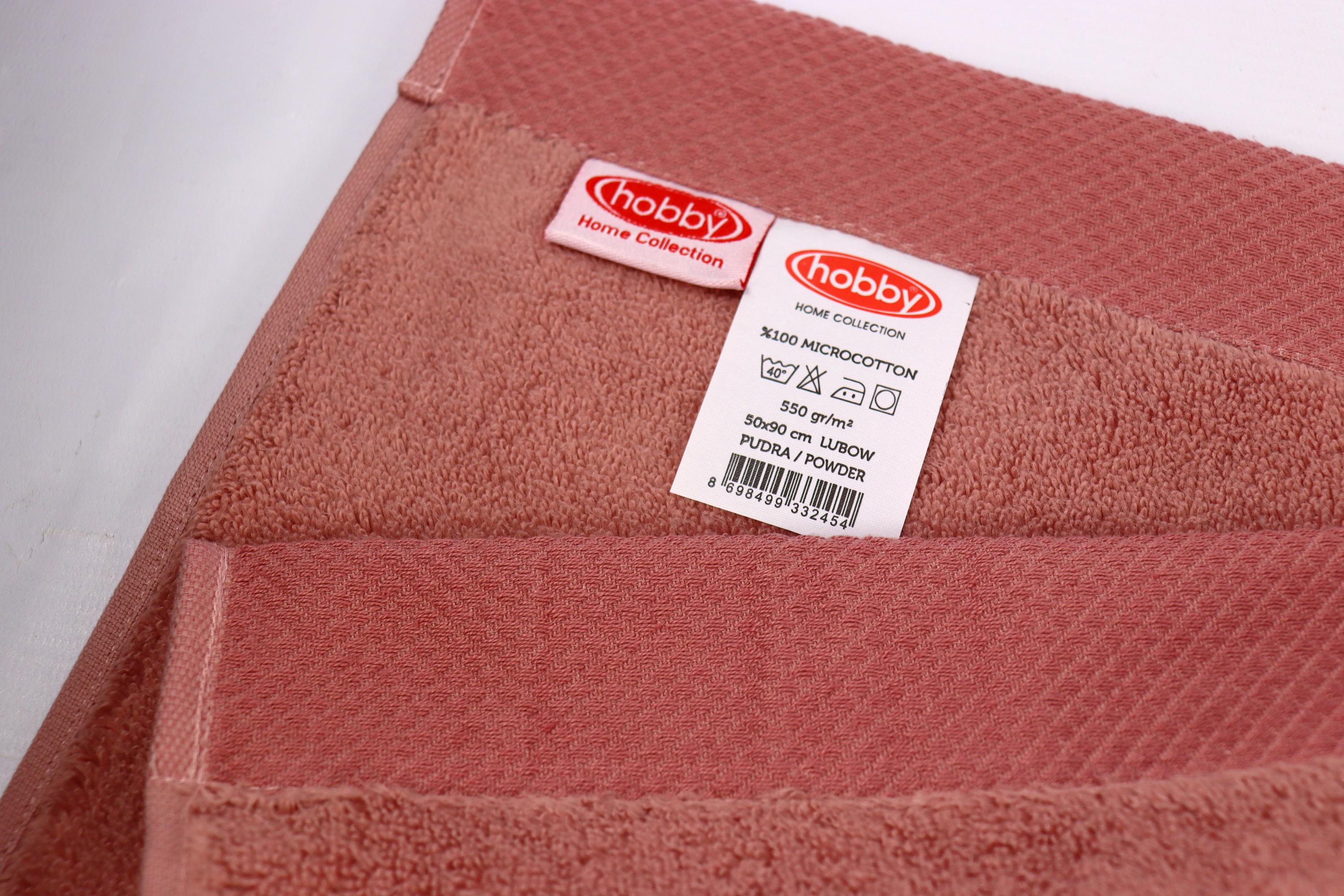 Рушник Lubow Microcotton 50х90 см 550 г/м2 Пудровий - фото 7 Рушник Lubow Microcotton 50х90 см 550 г/м2 Пудровий - фото 7