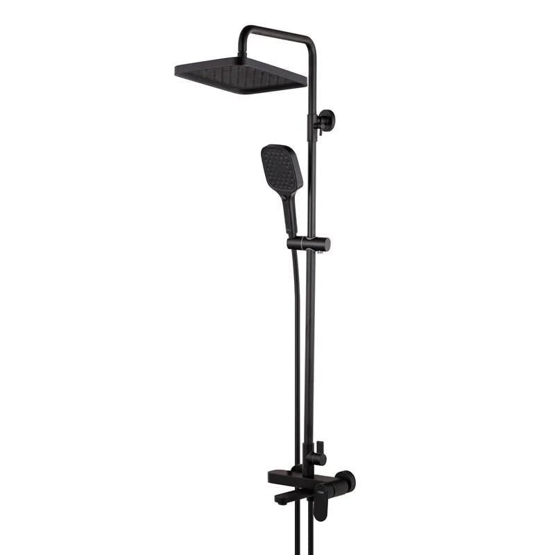 Душевая колонна со смесителем KOER KB-56030-05 3 функции Черный (KR5428)