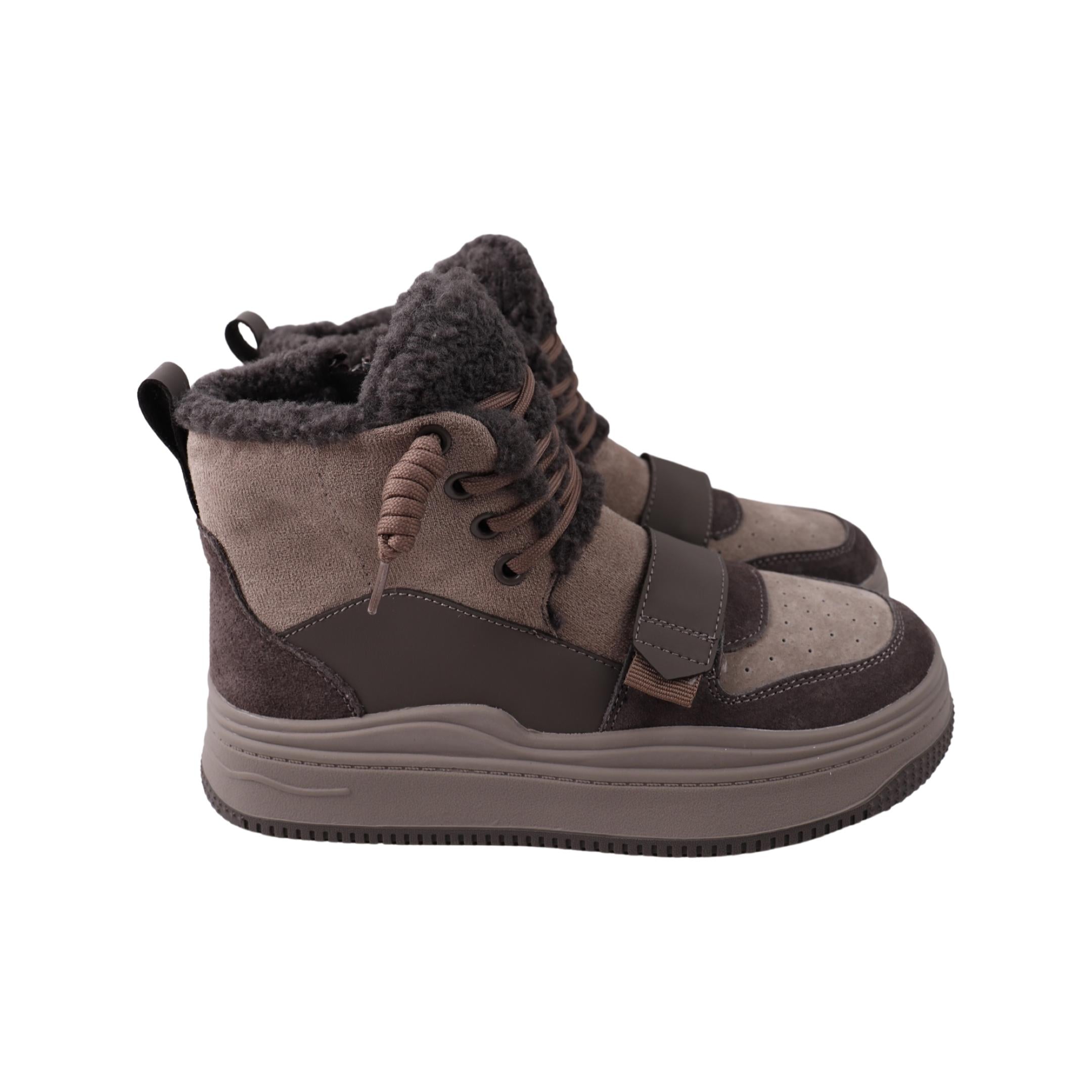 Ботинки женские Li Fexpert 1438-24ZHS натуральная замша р. 38 Серый (29185015)