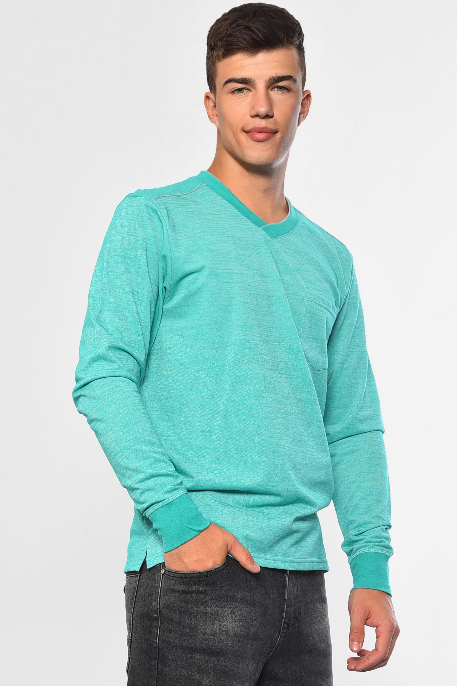 Свитшот мужской XL Светло-зеленый (182209) - фото 2