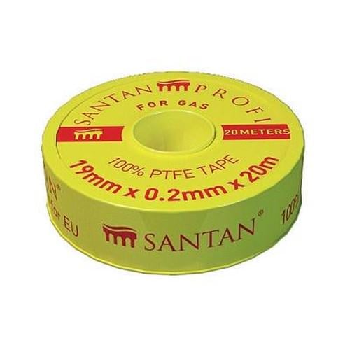 Фум стрічка для газу SANTAN PROFI 19х0,2 мм х 20 м (6042100)