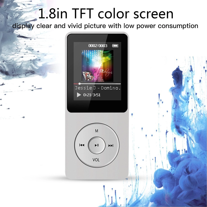 MP3-плеер X02 Hi-Fi 4Gb с FM-радио и диктофоном White - фото 2