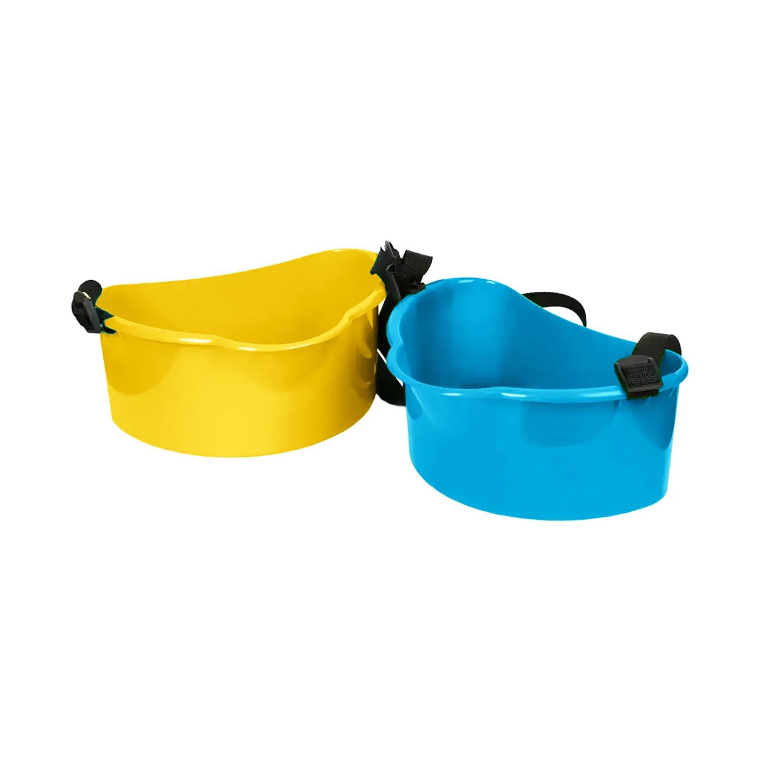 Корзинка для сбора ягод с регулируемым ремнем 3,5 л 2 шт. Желтый/Голубой (1912218092)