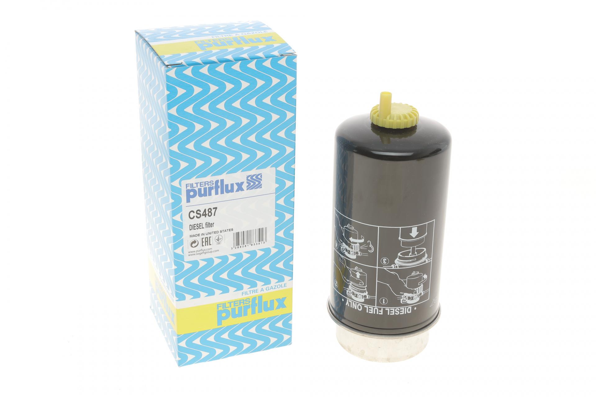 Фільтр паливний PURFLUX для Ford Transit 2,0/2,4DI 00-04- (CS487) Фільтр паливний PURFLUX для Ford Transit 2,0/2,4DI 00-04- (CS487)