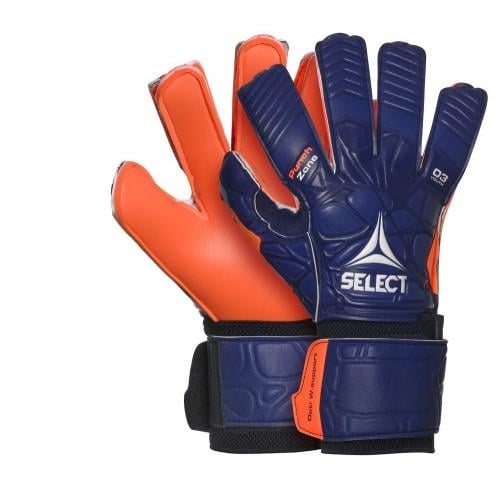 Рукавиці воротарські Select Goalkeeper Gloves 03 Youth р. 6 16,5 см Синій/Помаранчевий (601030-114-6)