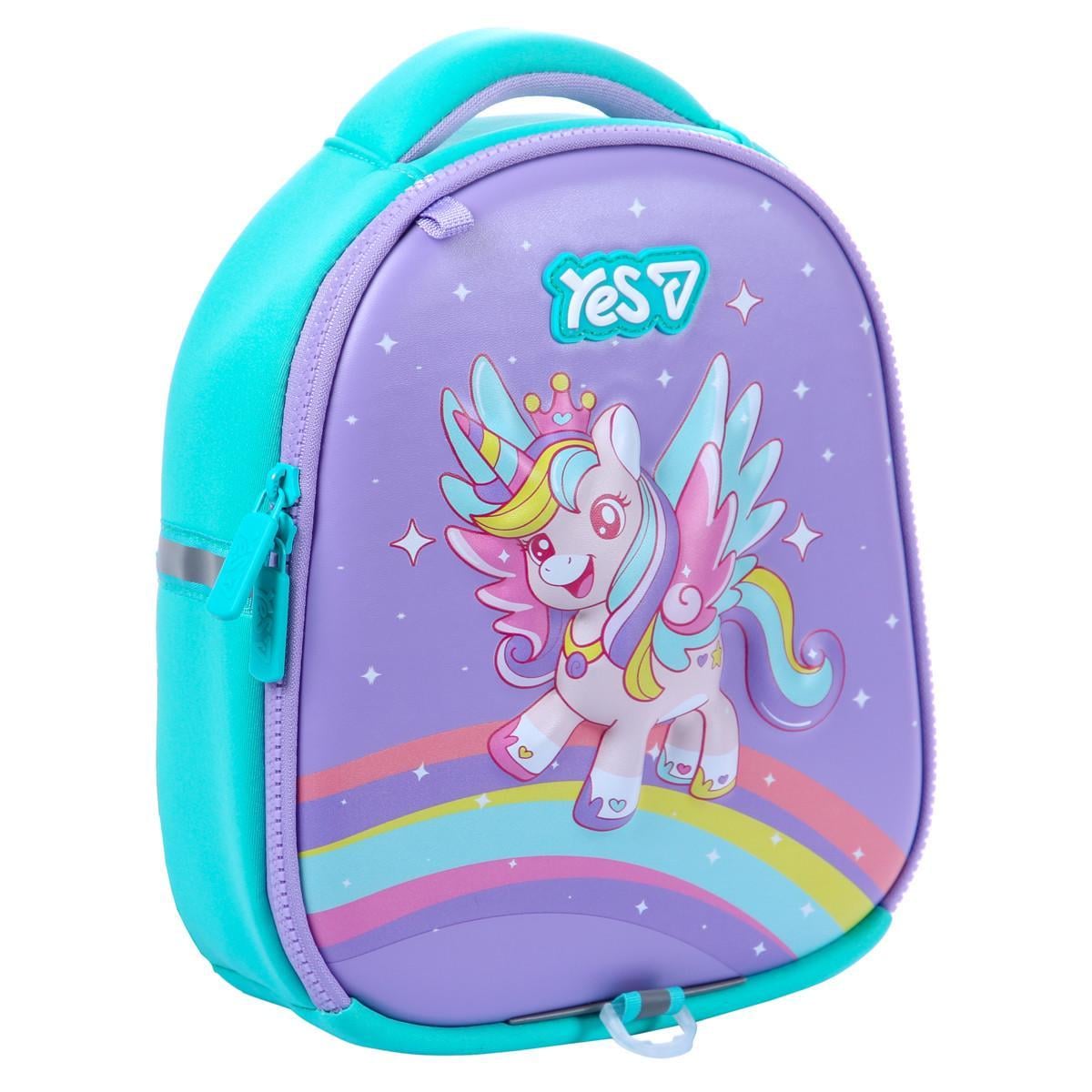 Рюкзак детский дошкольный YES Happy Unicorn K-33XXS для девочки (550435)
