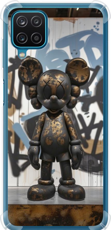 Чехол на Samsung Galaxy A12 A125F Bronze kaws v2 (6098sp-2201-42517)