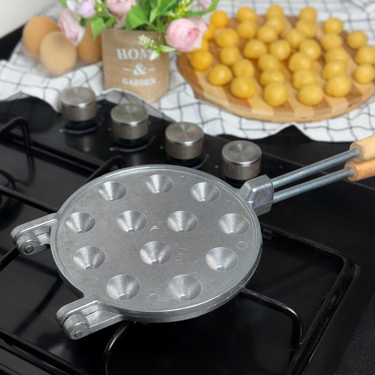 Форма для выпекания орешков ХЕАЗ на 12 половинок орехов со съемными ручками (87441) - фото 17 Форма для выпекания орешков ХЕАЗ на 12 половинок орехов со съемными ручками (87441) - фото 17