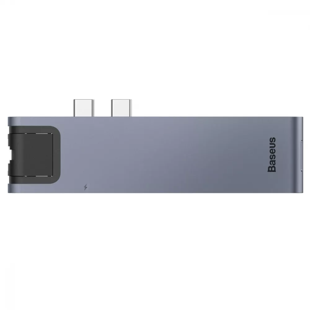 USB-хаб BASEUS Thunderbolt 7в1 Сірий (545414)