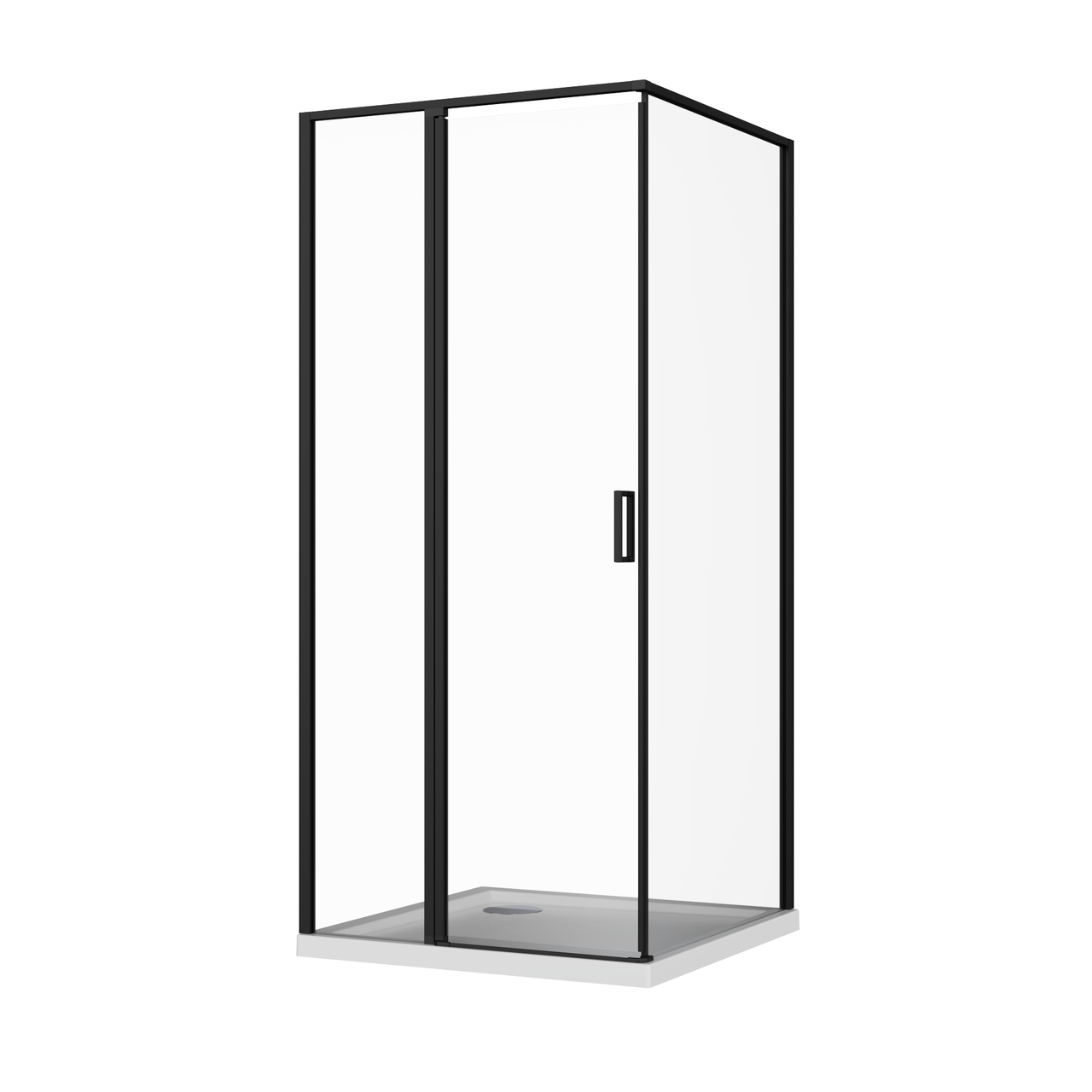 Душевая кабина стеклянная AVKO Glass RDR13B 90х90х190 Black (2371516784)
