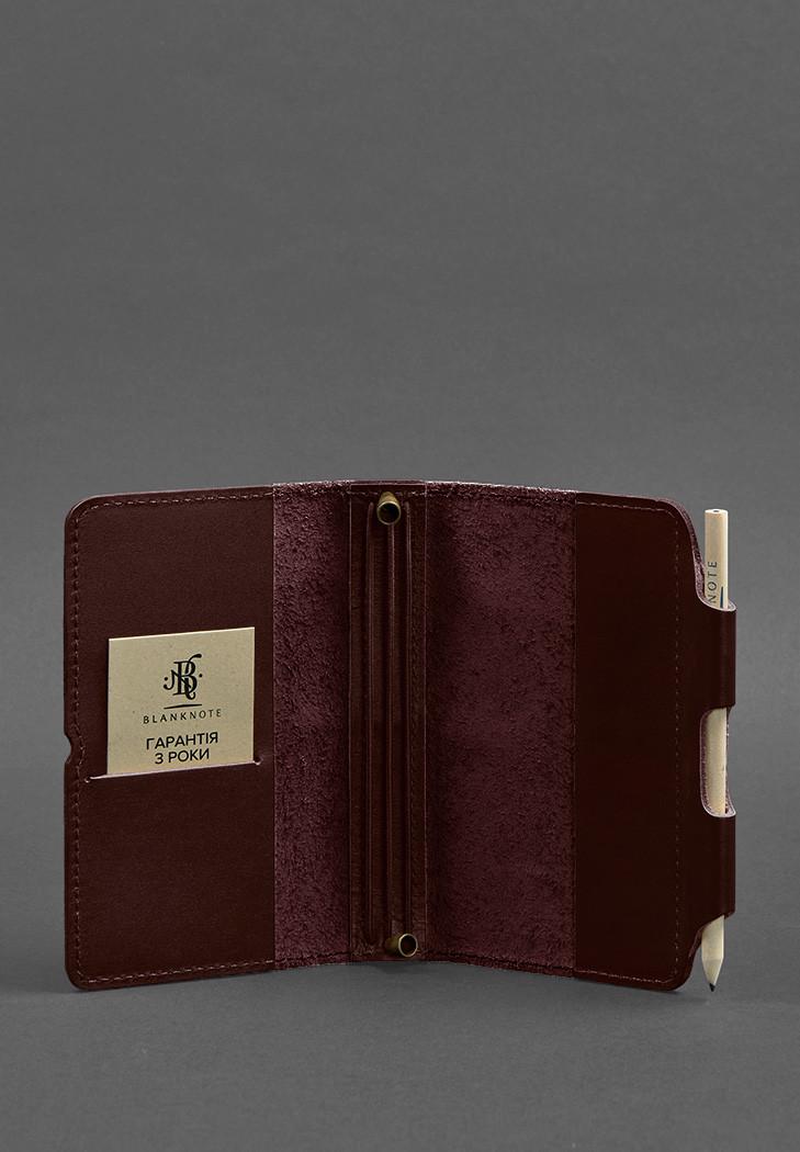 Блокнот шкіряний Софт-бук 3.0 Бордовий (A-026339) - фото 2 Блокнот шкіряний Софт-бук 3.0 Бордовий (A-026339) - фото 2