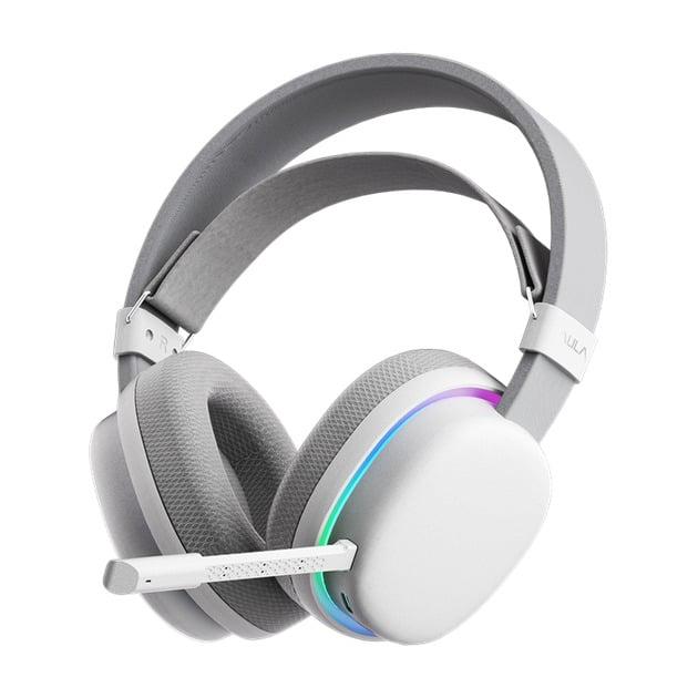 Наушники игровые беспроводные Aula G7 Pro 2.4G/Bluetooth/USB-C Белый (1749)
