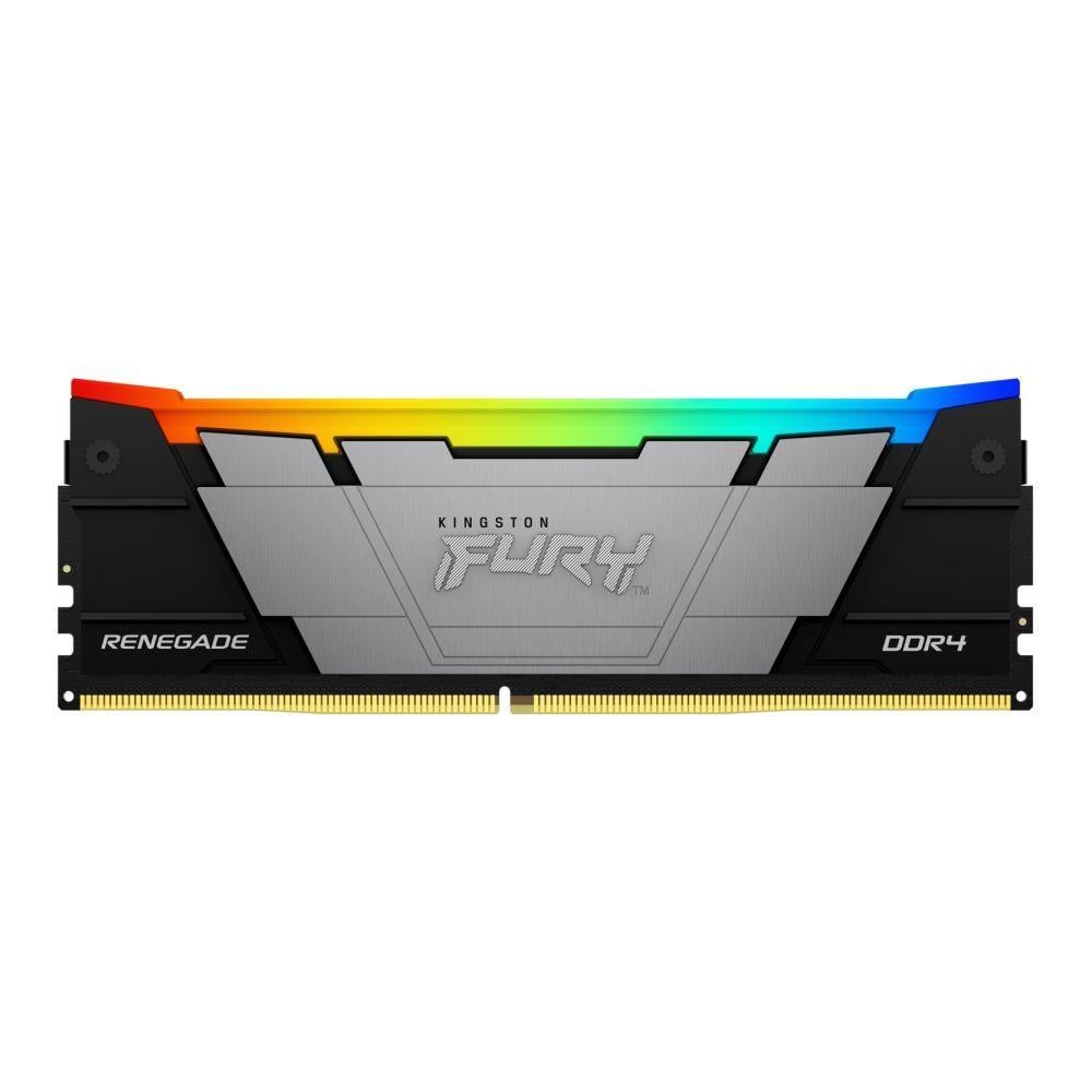 Оперативна пам'ять для ПК Kingston Fury 32 GB 2x16 GB DDR4 3200 MHz Renegade RGB Black (KF432C16RB12AK2/32)