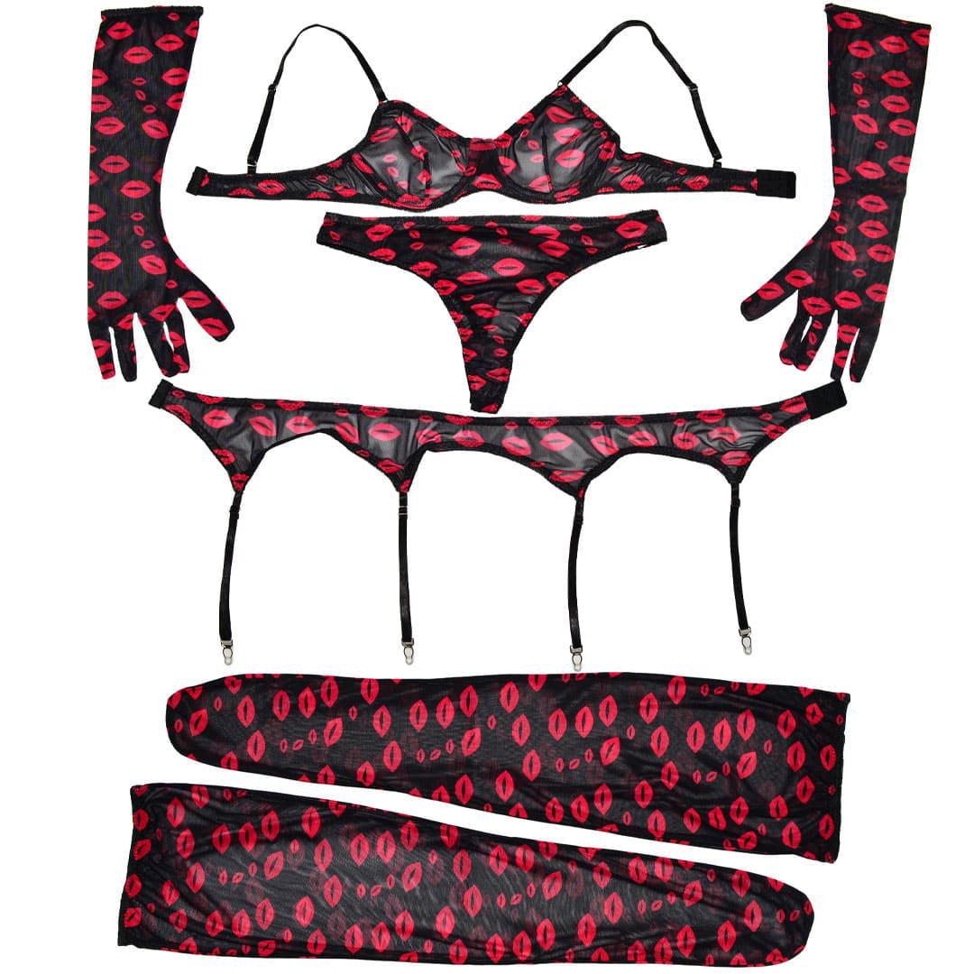 Комплект нижнего белья Xl Черный (98902) - фото 7 Комплект нижнего белья Xl Черный (98902) - фото 7