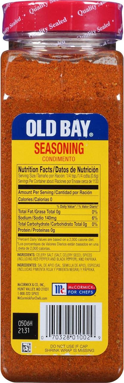 Приправа Old Bay Classic Seafood Seasoning для морепродуктов 680 г (2248228158) - фото 5 Приправа Old Bay Classic Seafood Seasoning для морепродуктов 680 г (2248228158) - фото 5