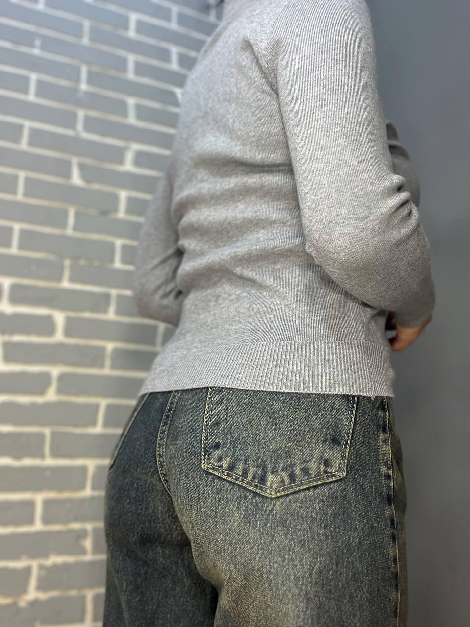 Светр жіночий A-N 5688 р. 42-46 Сірий (2974) - фото 4 Светр жіночий A-N 5688 р. 42-46 Сірий (2974) - фото 4