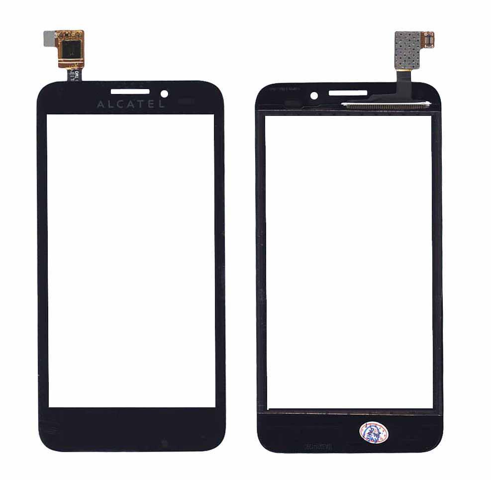Тачскрин для смартфона Alcatel One Touch Snap 7025D Черный