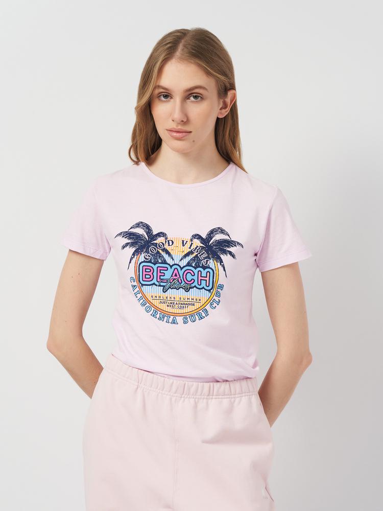 Футболка женская Frekans 73-3035х37 L Розовый (25738629)