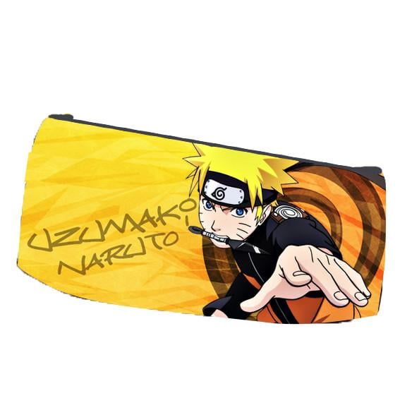 Пенал школьный аниме Наруто Узумаки Naruto двухсторонний 22х11 см (pn_0044)