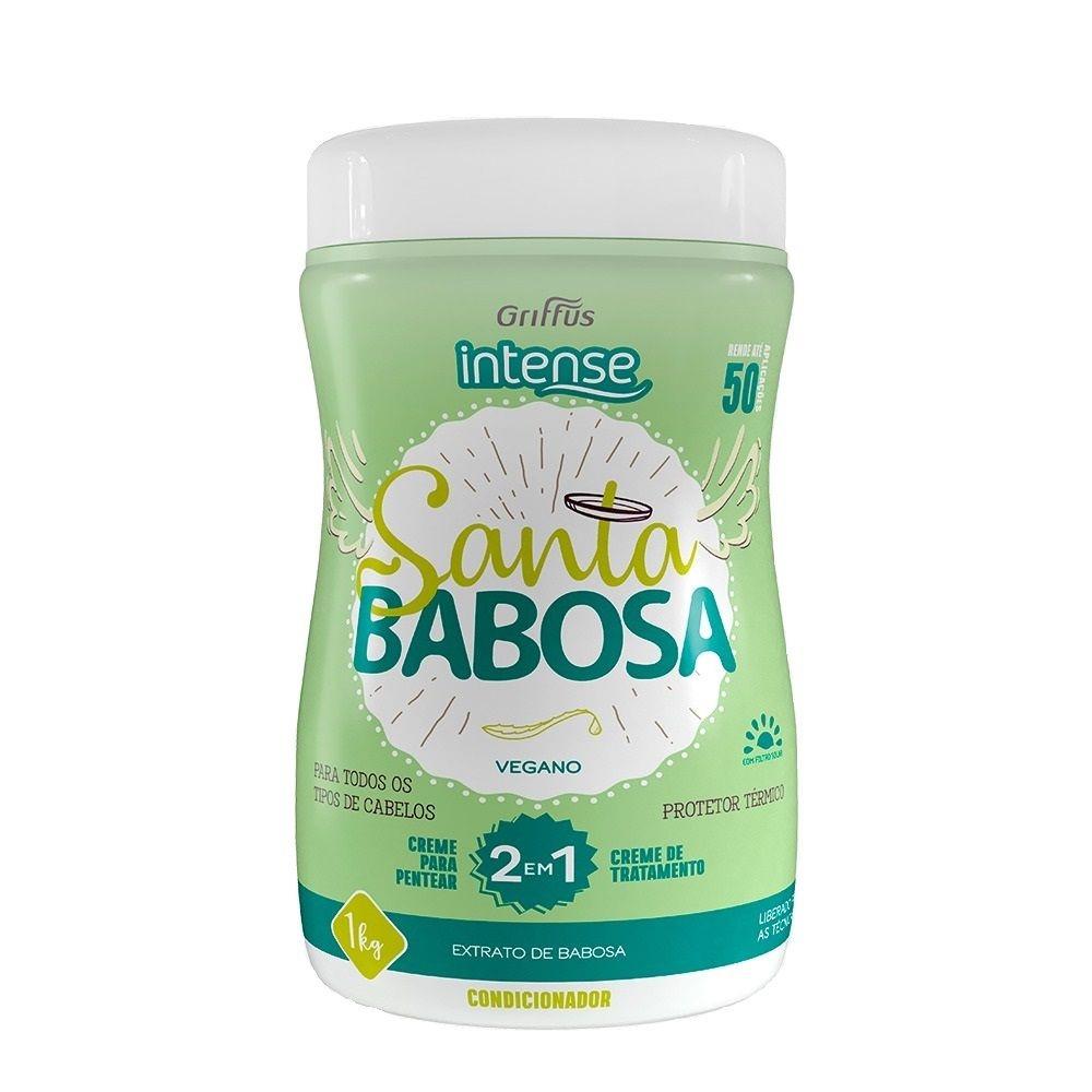 Маска-сыворотка Griffus Creme de Pentear Intense Santa Babosa 2в1 для укрепления и роста волос 1000 г Маска-сыворотка Griffus Creme de Pentear Intense Santa Babosa 2в1 для укрепления и роста волос 1000 г