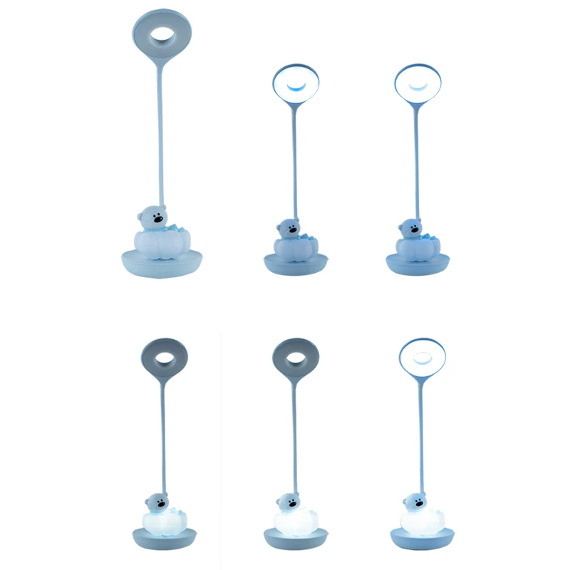 Лампа настільна KITE Cloudy Bear LED з акумулятором Блакитний (K24-493-2-3) - фото 4 Лампа настільна KITE Cloudy Bear LED з акумулятором Блакитний (K24-493-2-3) - фото 4