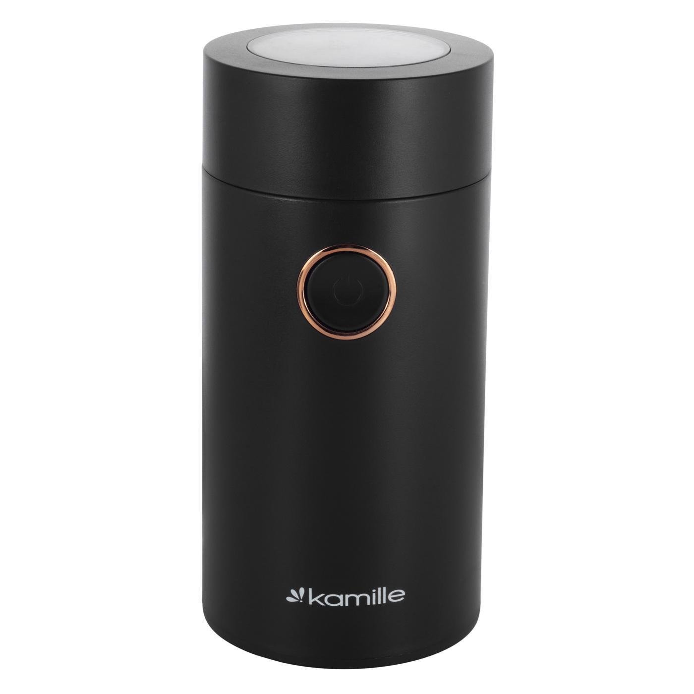 Кофемолка Kamille Gold электрическая 150 Вт Черный (6731)