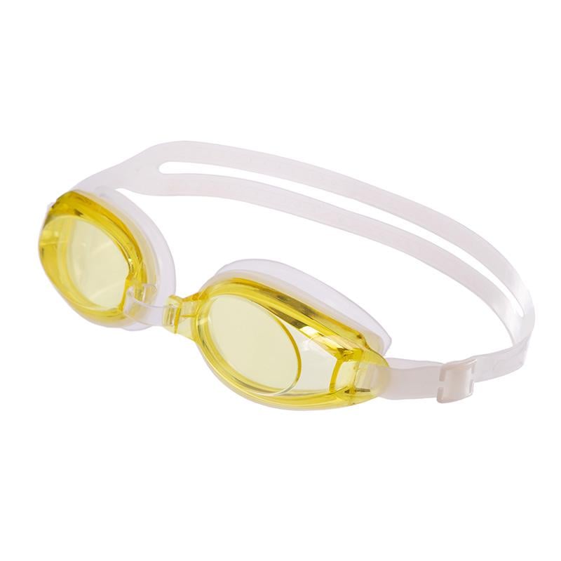 Очки для плавания Mad Wave Grilong G-7008 с берушами Бело-желтый (60429457)