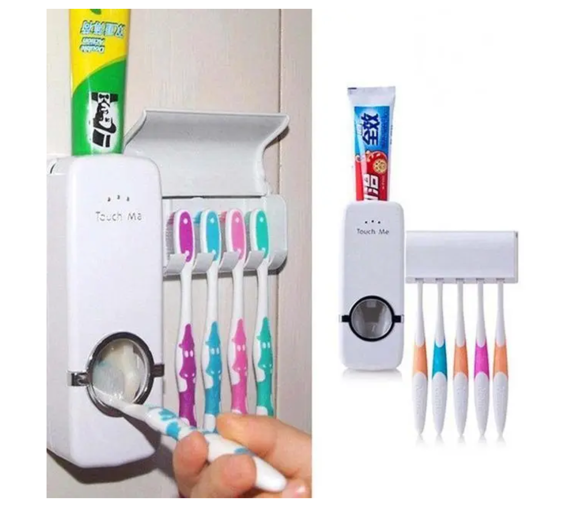 Держатель зубных щеток Toothpaste Dispenser с автоматическим дозатором для зубной пасты (00177) - фото 3