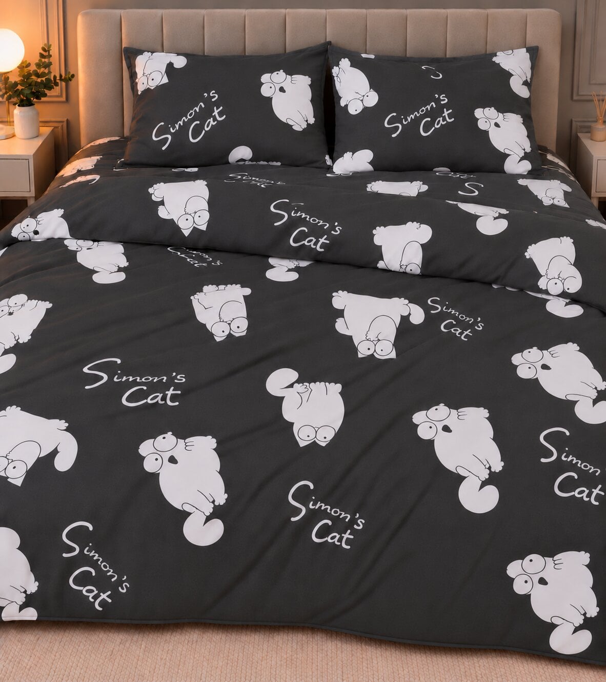 Комплект постільної білизни дитячий PaniPava Simon’s Cat бязь 110х140 см (212394)