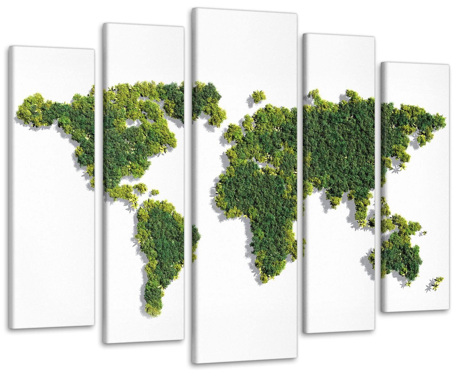 Картина модульная Карта мира 90х132 см (Art-326_5)