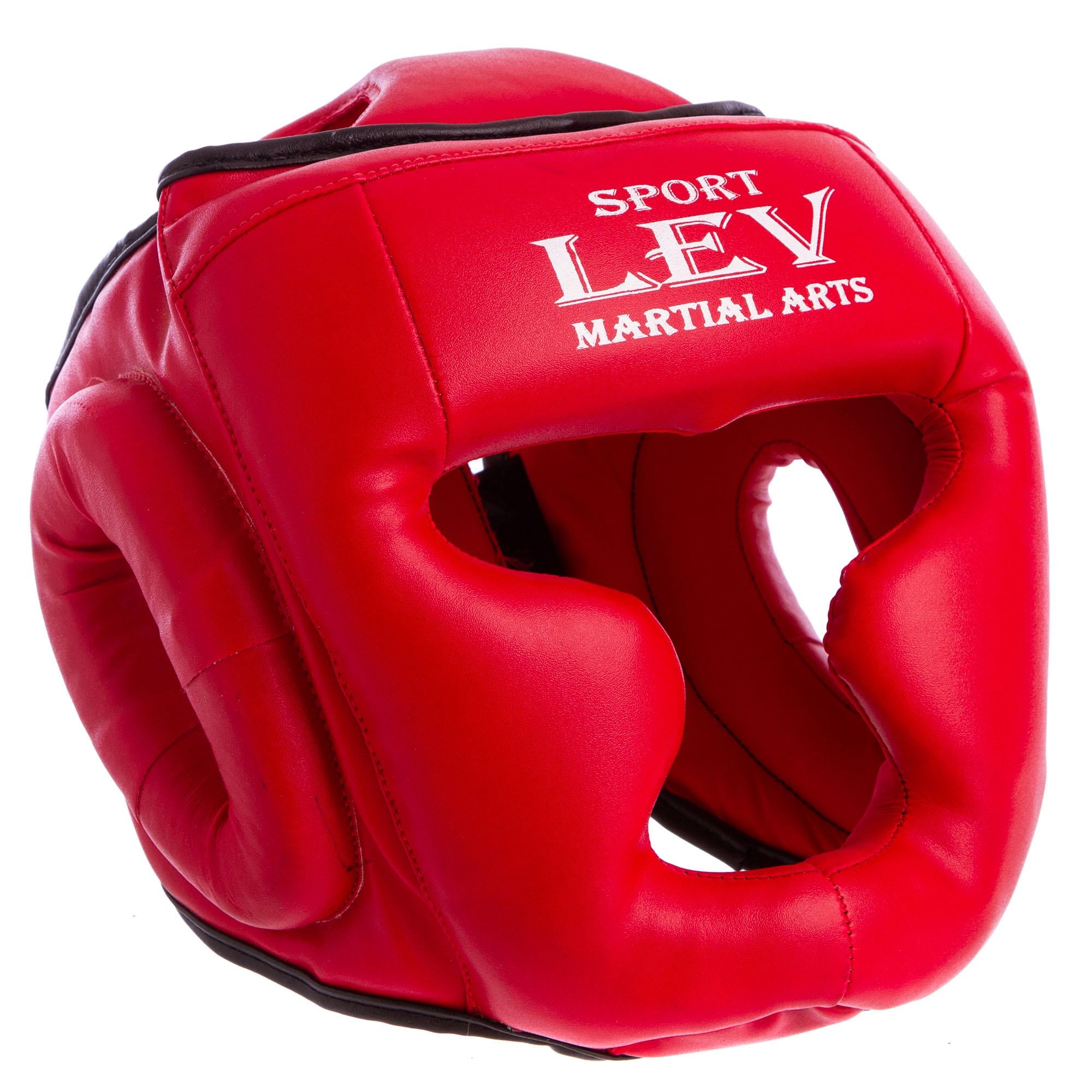 Шлем боксерский с полной защитой LEV UR LV-4294 L Красный (33229021)